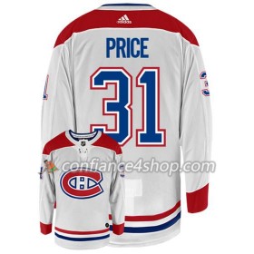 Adidas Maillot de Hockey Montreal Canadiens CAREY PRICE 31 Blanc Authentic - Homme
